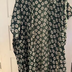 Raj Green Floral Cardigan